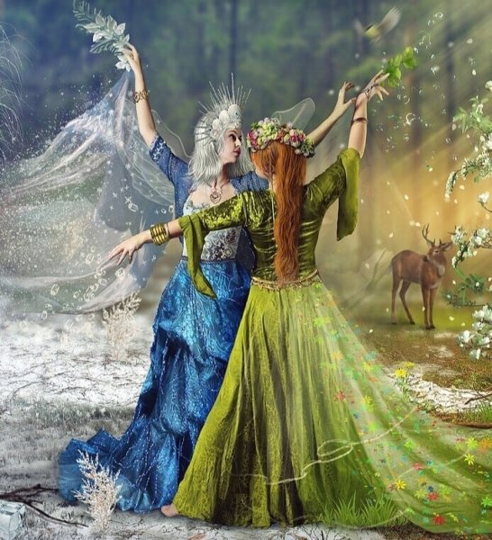 Встреча зимы с весной