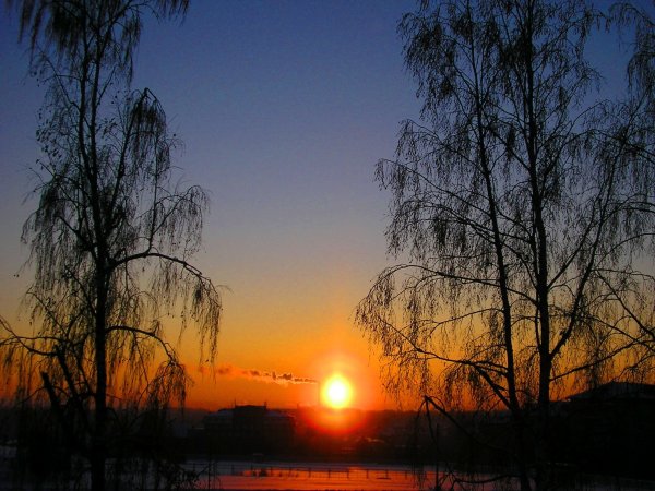 Рассвет весной