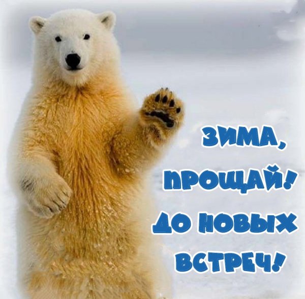 Прощай зима Здравствуй Весна