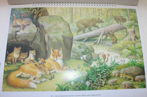 Рисование на тему животные весной