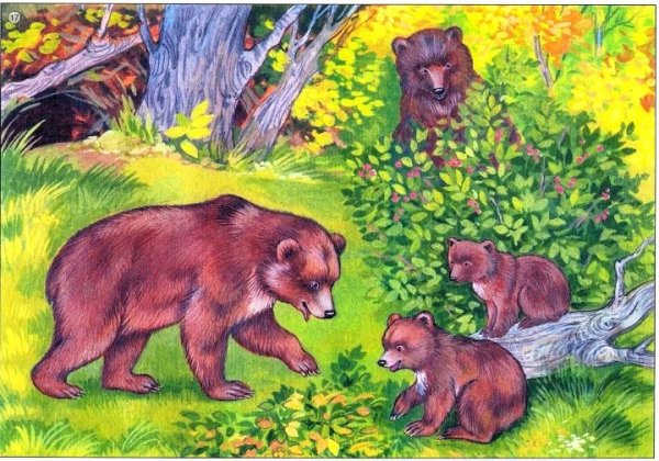 Животные весной для дошкольников