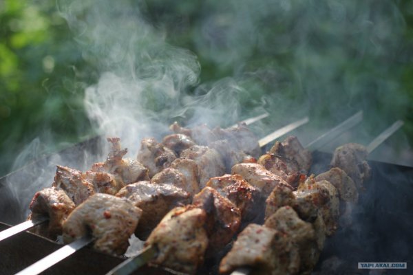 Шашлыки на природе весной