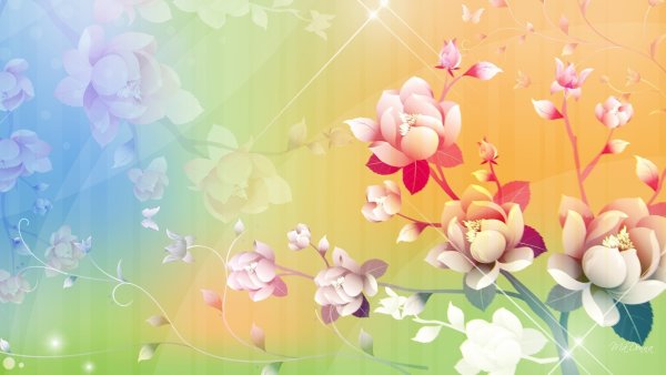 Весна мультяшная