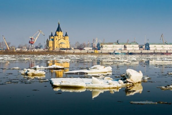 Нижний Новгород ледоход