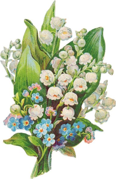 Ландыши правополушарное рисование