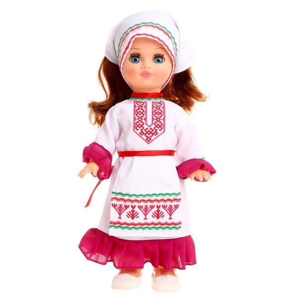 Кукла Элла в марийском костюме, озвученная Весна в2850/о