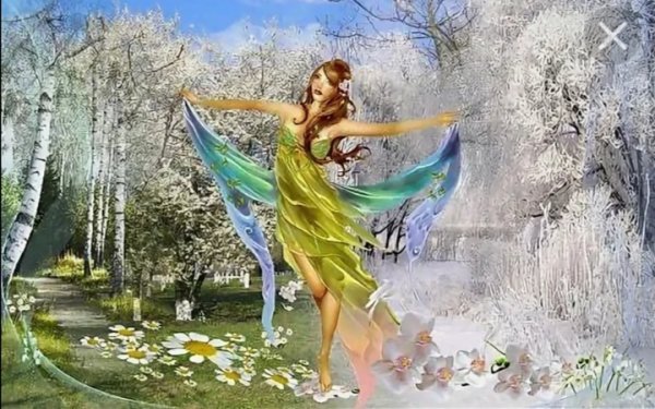 Весна пришла девушка