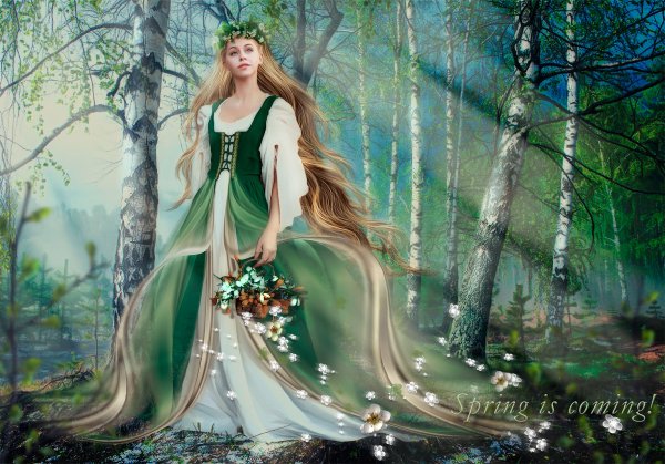 Персонификация весны