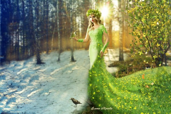Фотосессия Весна идет