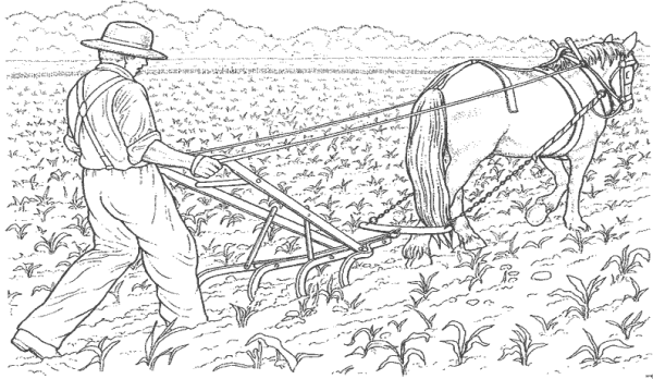 Труд весной