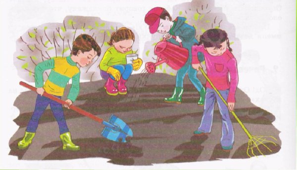 Садовые инструменты карточки для детей