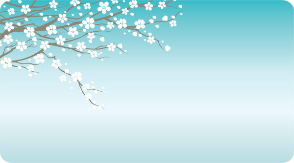 Весенний фон мультяшный