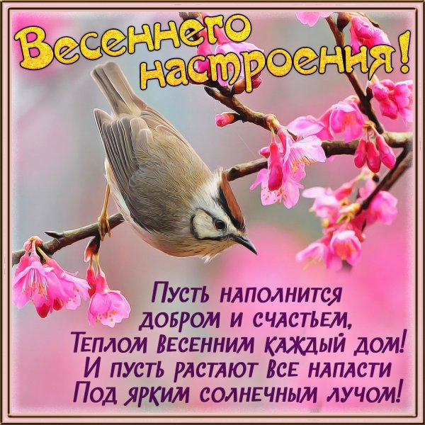 Открытка «Весна»