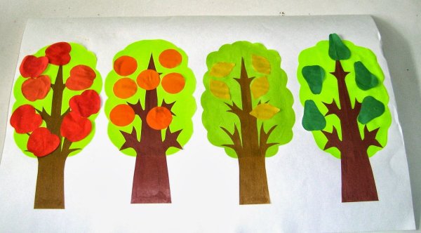 Аппликация Весна