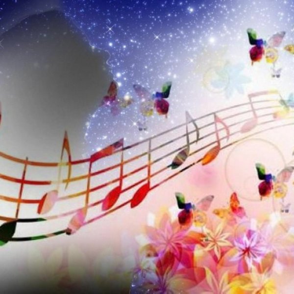 Музыка весны надпись