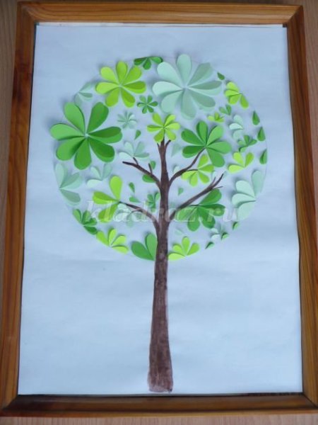 Весеннее дерево своими руками