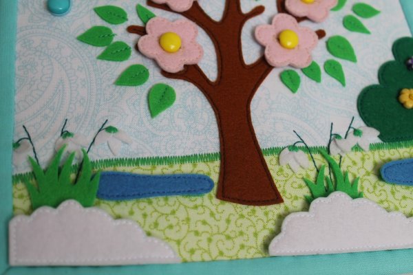 Аппликация Весеннее дерево