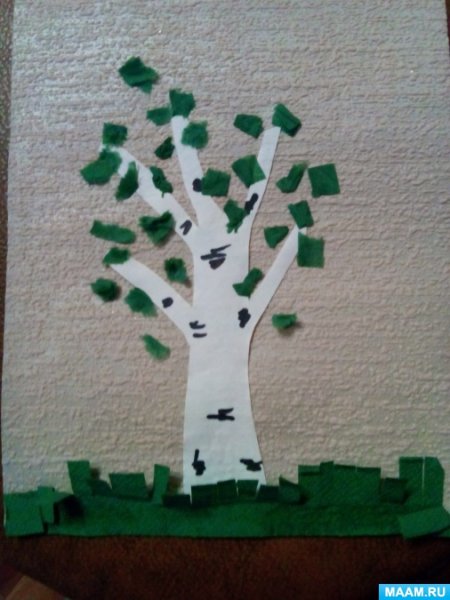 Макет дерева для аппликации