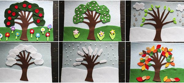 Аппликация дерево