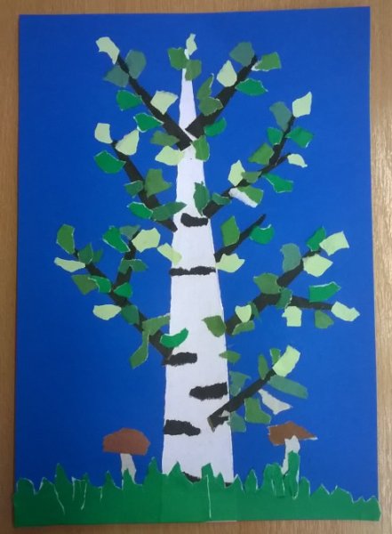 Сезонное дерево из фетра