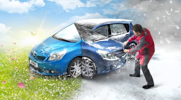 Авто весной