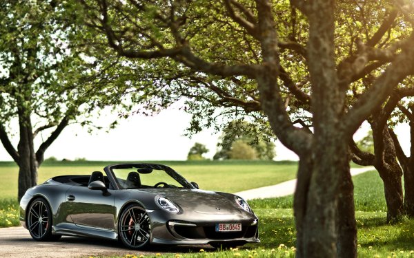 Машина trois с цветами