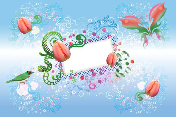 Пригласительные Весна