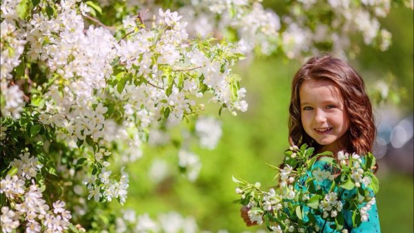 Дети ранней весной