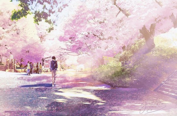 Аниме пейзаж