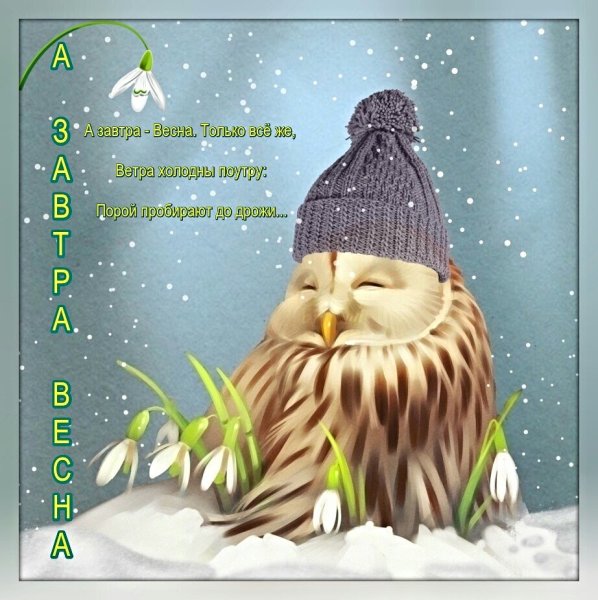Приколы про зиму и весну