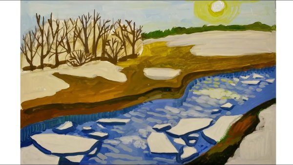 Щербаков Борис Валентинович "Журчат ручьи весенние" картина