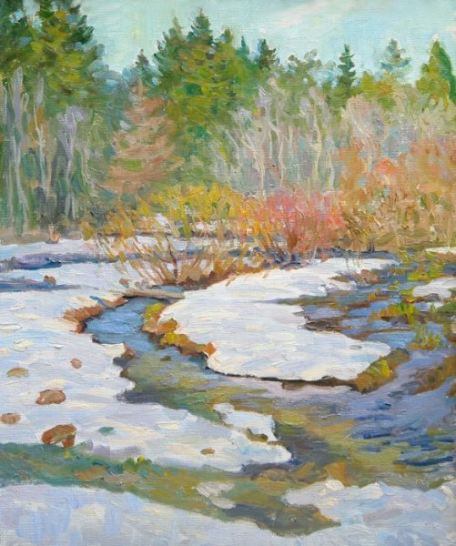 Б.Щербаков «Журчат ручьи весенние»