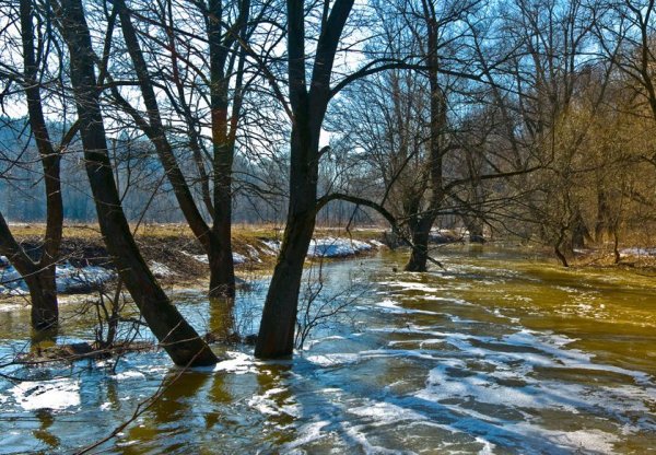 Половодье, разлив реки