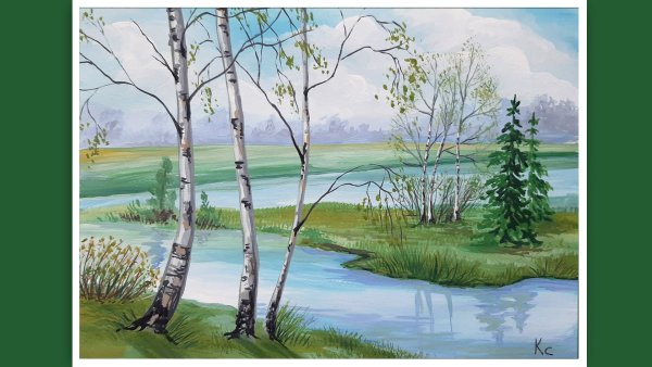 Весна рисунок