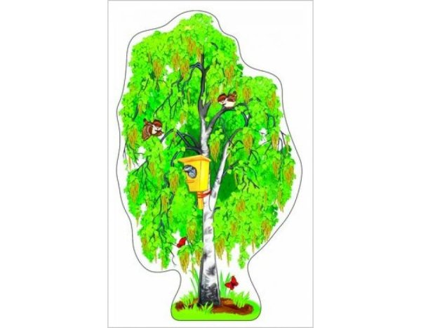 Береза весной