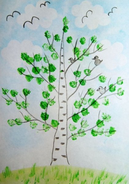 Осина ранней весной