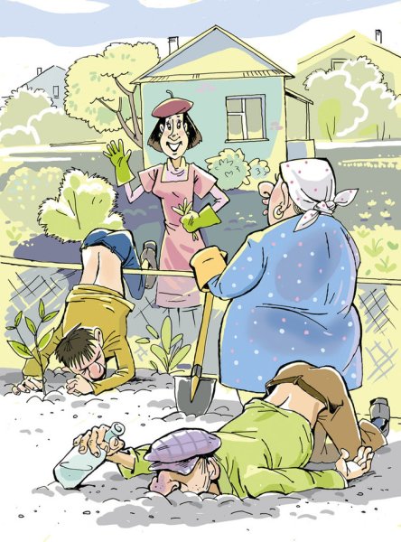 Скоро на дачу