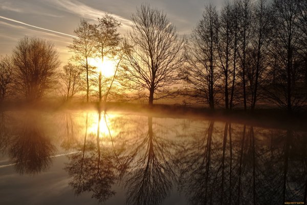 Природа Весна рассвет