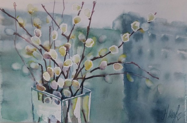 Верба живопись