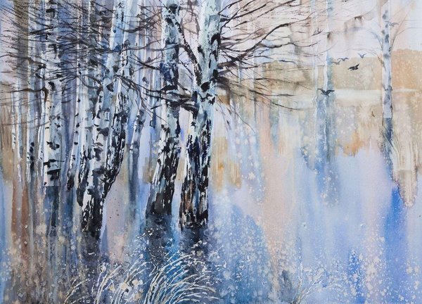 Художник роза Савинова зима