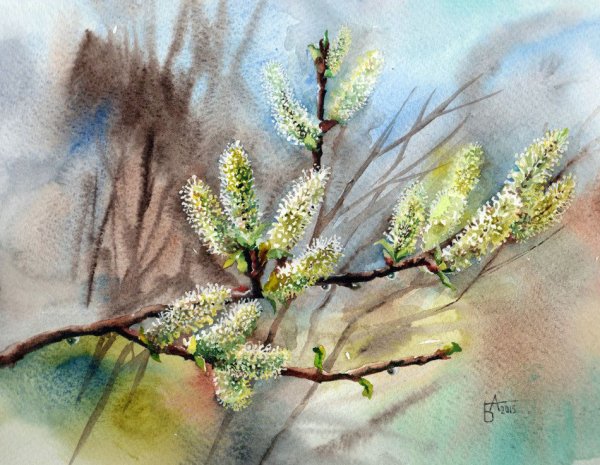 Весна художник Анастасия Беседина