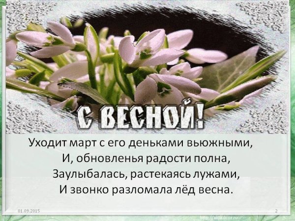 Красивые стихи о весне и женщине