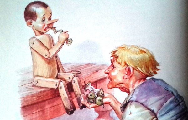 Фон для презентации Буратино