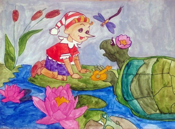 Приключения Буратино разбойники