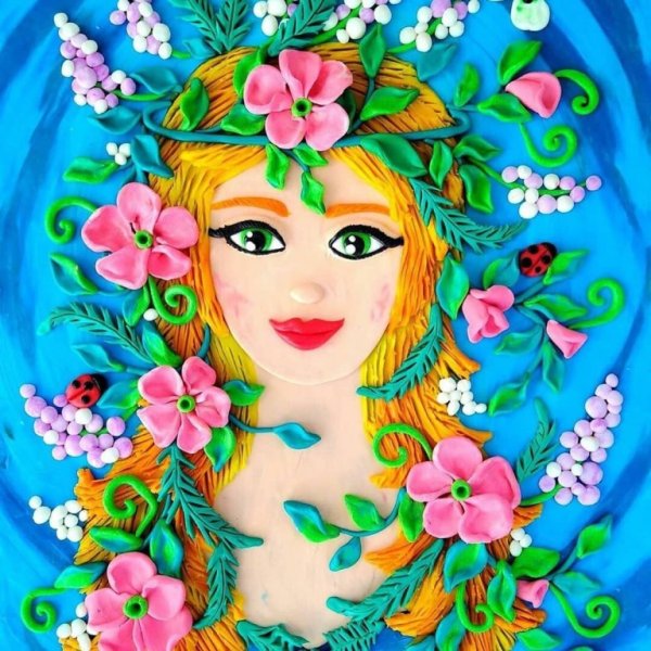 Девушка лето для детей