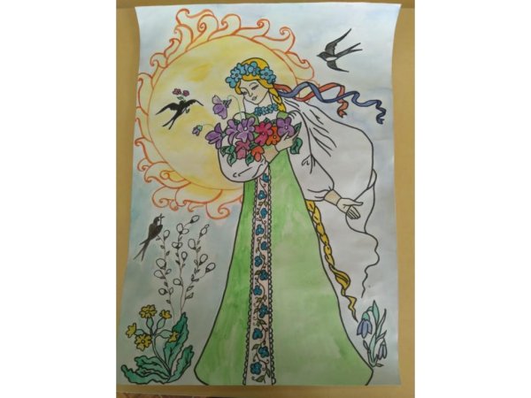 Весна красна рисунок