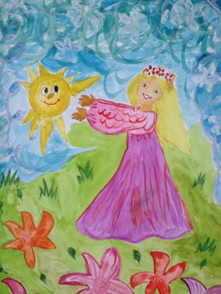 Конкурс весенних рисунков