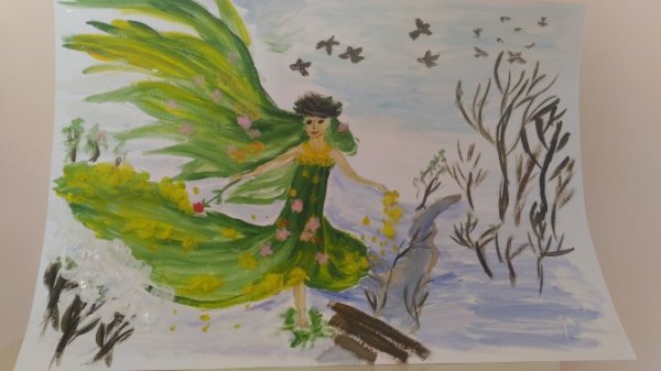 Конкурс рисунков Весеннее настроение