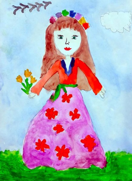 Зима и Весна рисунок