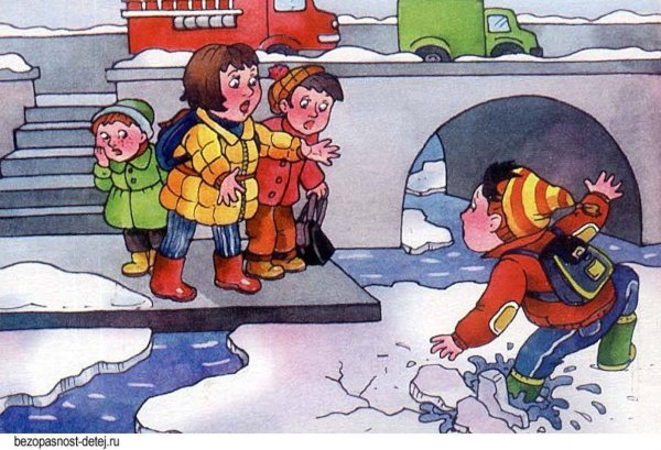 Безопасность детей в весенний период